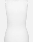 BABETTE SILK SL U-NECK LACE TOP