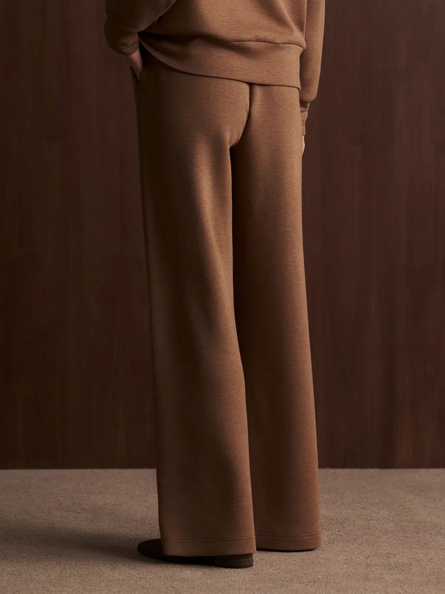 BROEK EXTRA WIDE JOGGING DEEP MAHOGANY