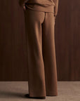BROEK EXTRA WIDE JOGGING DEEP MAHOGANY
