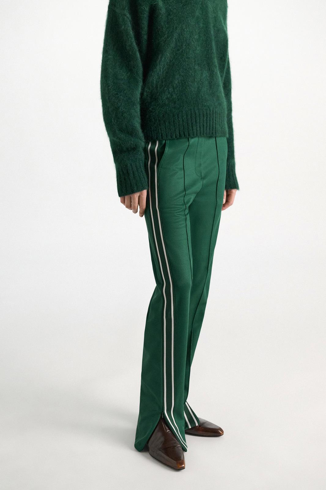 27Z-SCHUMACHER COOL WOOL  GROEN BROEK