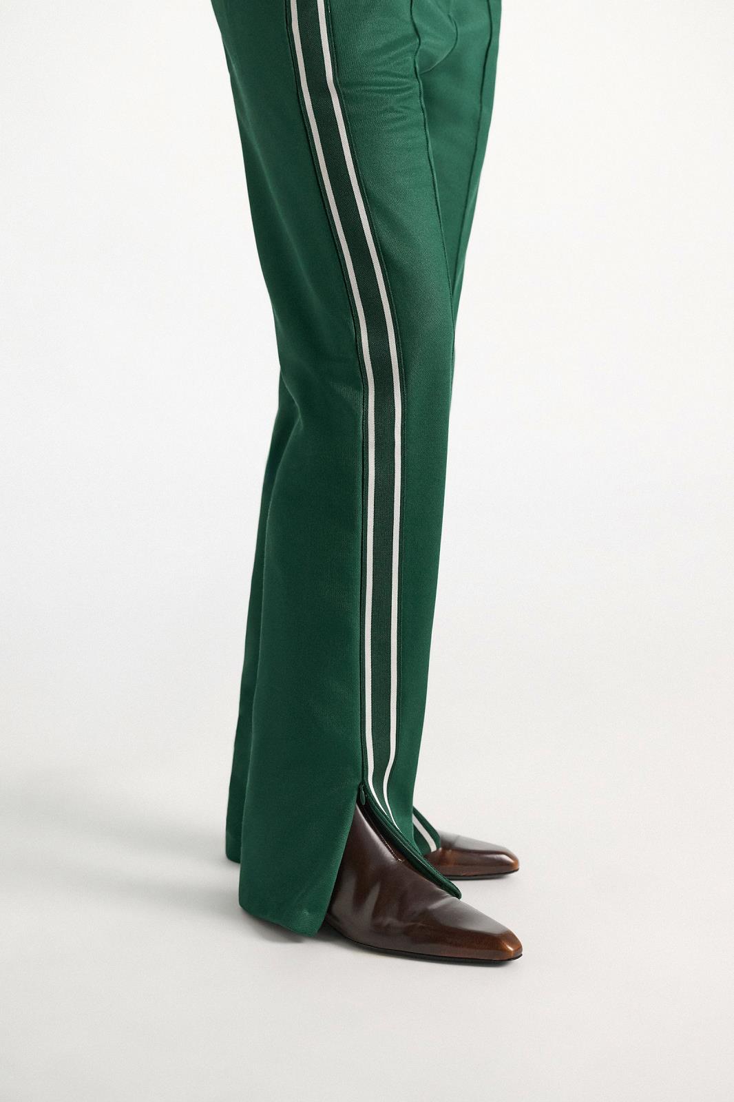 27Z-SCHUMACHER COOL WOOL  GROEN BROEK