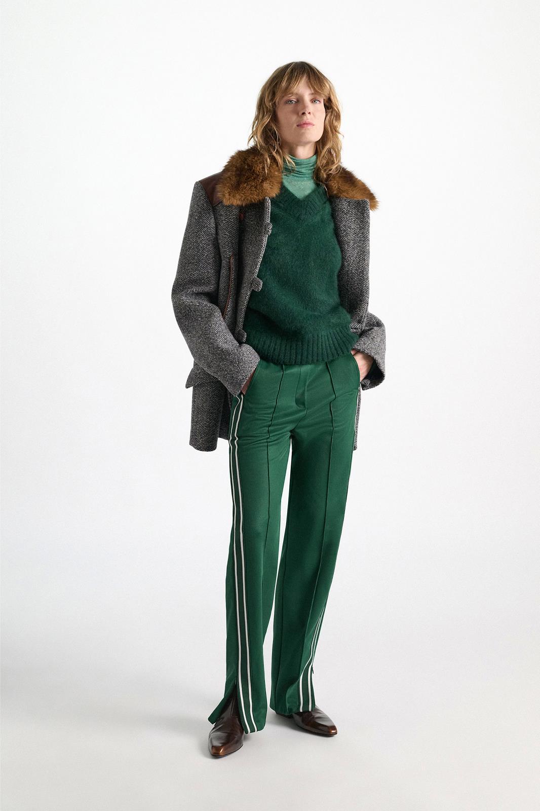 27Z-SCHUMACHER COOL WOOL  GROEN BROEK