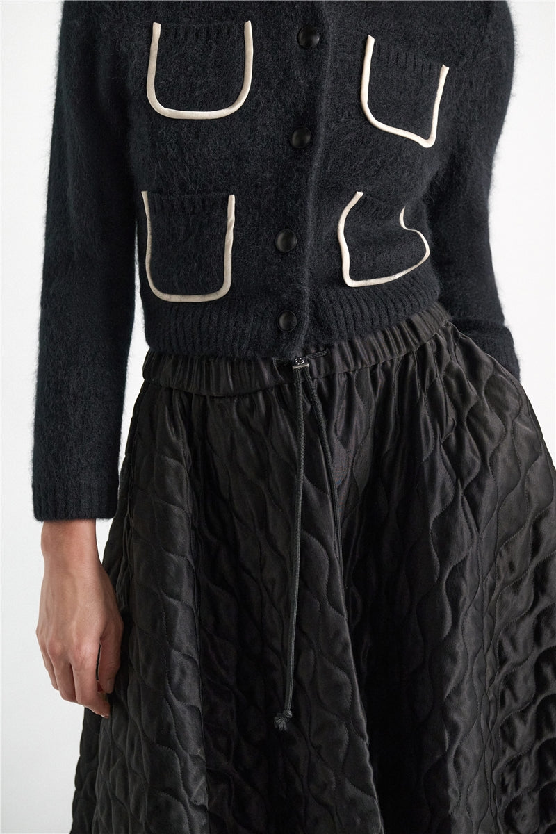 27Z-SCHUMACHER ROK VINYL ZWART