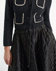 27Z-SCHUMACHER ROK VINYL ZWART