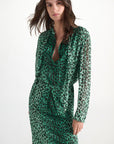 27Z-SCHUMACHER LEOPARD BLOESJE GROEN