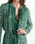 27Z-SCHUMACHER LEOPARD BLOESJE GROEN