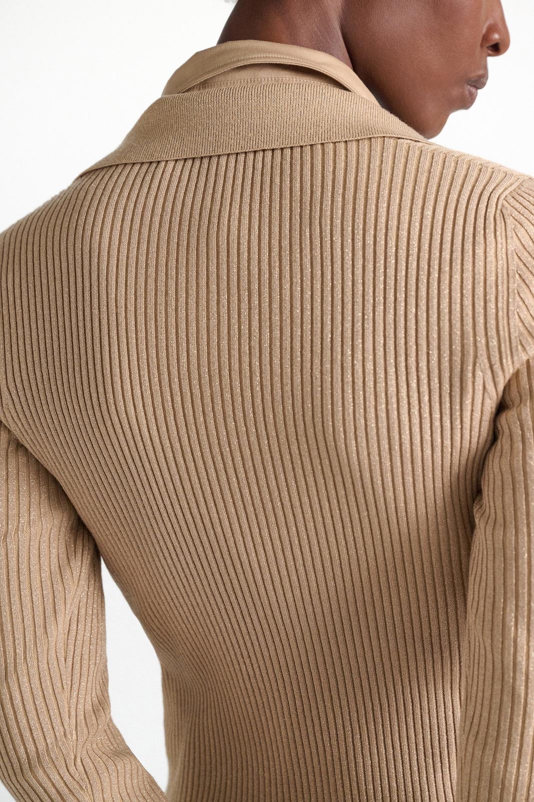 27Z-SCHUMACHER SHIMMERING PULL BEIGE