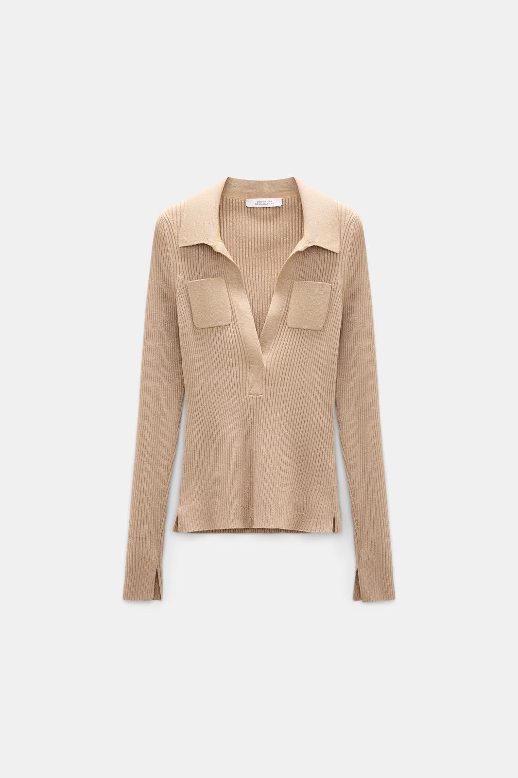 27Z-SCHUMACHER SHIMMERING PULL BEIGE