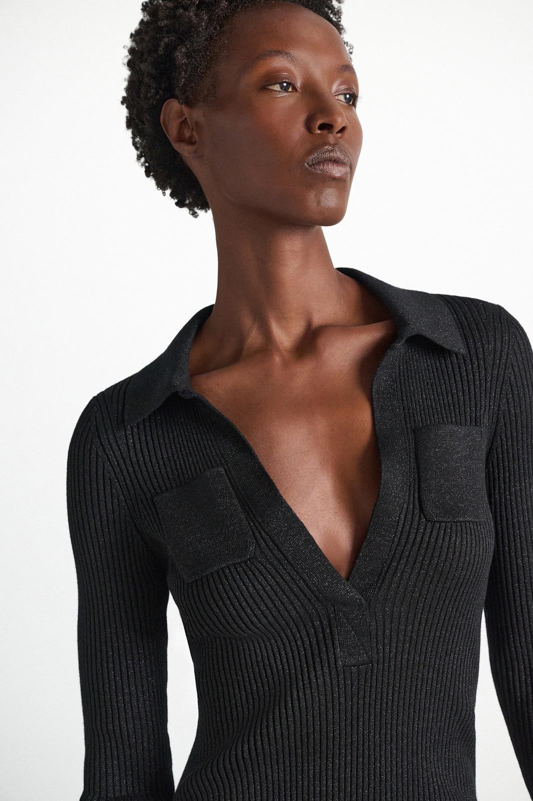27Z-SCHUMACHER SHIMMERING PULL ZWART