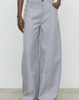 26W-BROEK BALLOON GRIJS MET STIKSEL