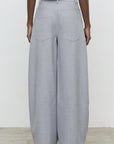 26W-BROEK BALLOON GRIJS MET STIKSEL