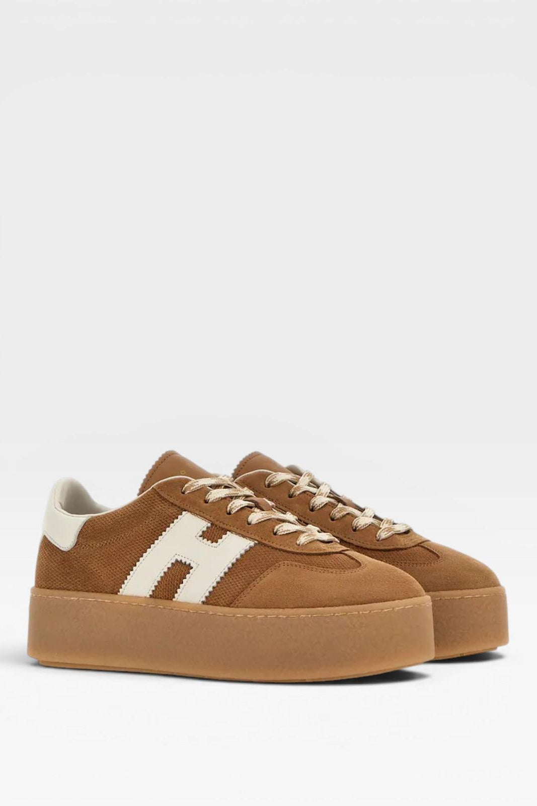 SNEAKER PLATEAU CAMEL