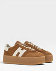 SNEAKER PLATEAU CAMEL