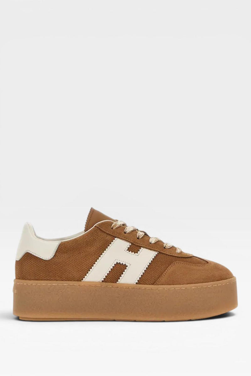 SNEAKER PLATEAU CAMEL