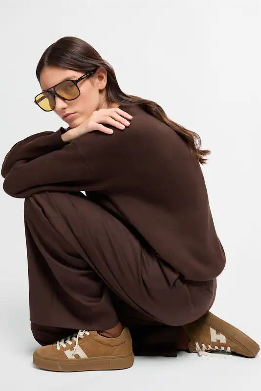 SNEAKER PLATEAU CAMEL