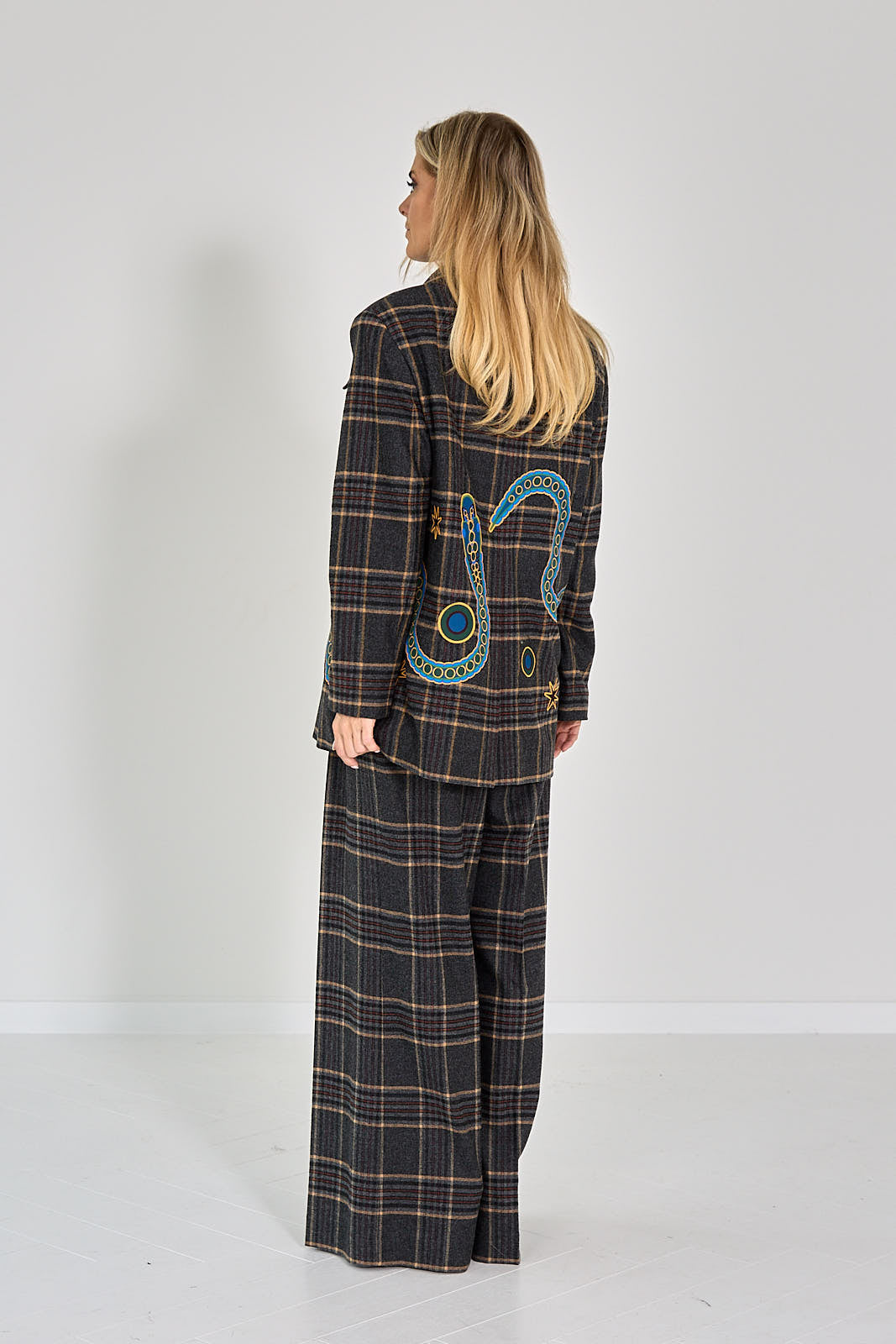 BLAZER  DUBBEL BREAST CARREAU