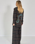 BLAZER  DUBBEL BREAST CARREAU
