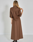 ROK MET CEINTUUR JERSEY DE LAINE