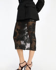 Rotate rok sequins midi