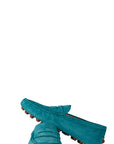 TOD'S moccasin appelblauwzeegroen