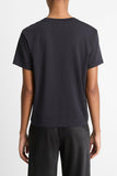 Vince T-shirt katoen navy